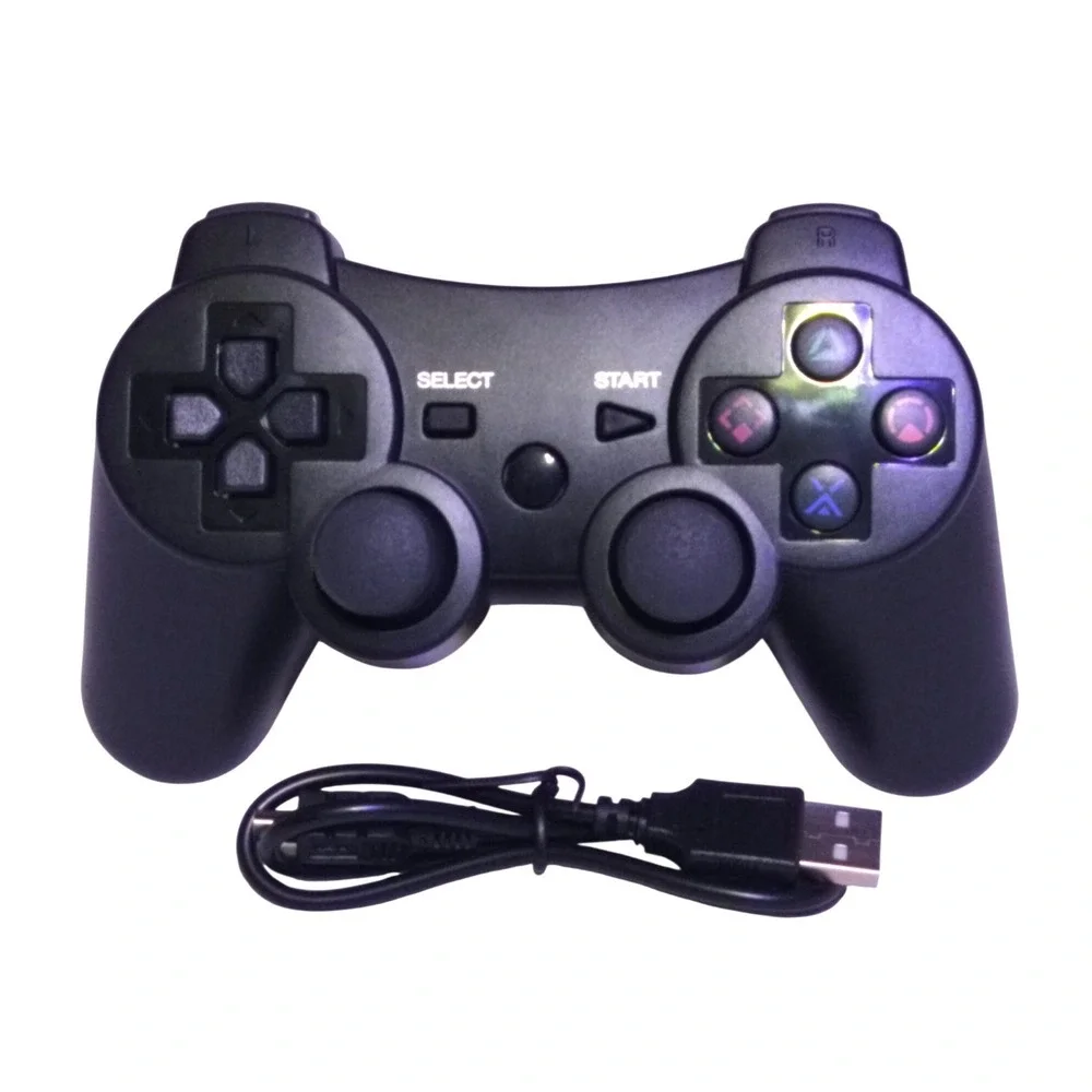 XYAB Eclipse Wireless Sony PS3 Controller Black Double-Shock 2.4GHz New Unused